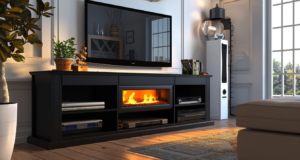 best electric fireplace tv stand