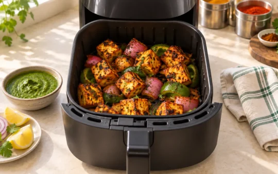 Air Fryer Paneer Tikka: Time, Temperature and Juicy Results