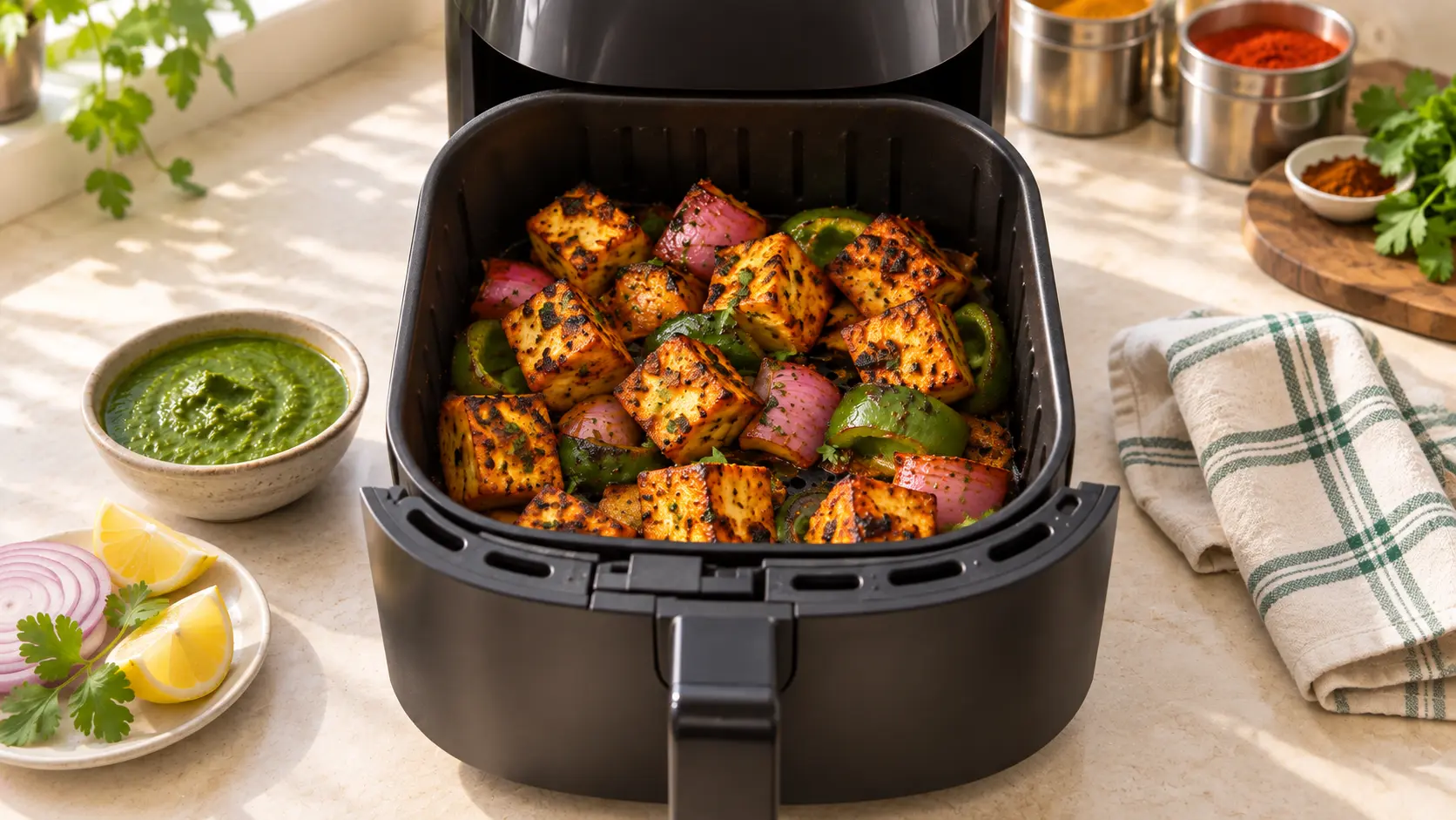Air Fryer Paneer Tikka: Time, Temperature and Juicy Results