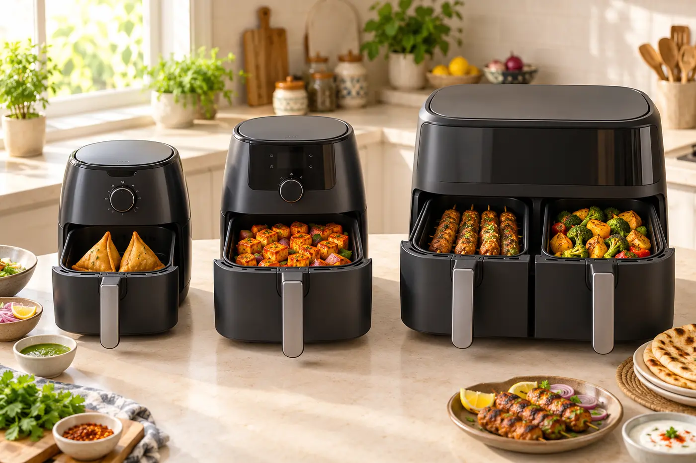 Air Fryer Size Guide for Indian Families: 4L vs 6L vs 8L