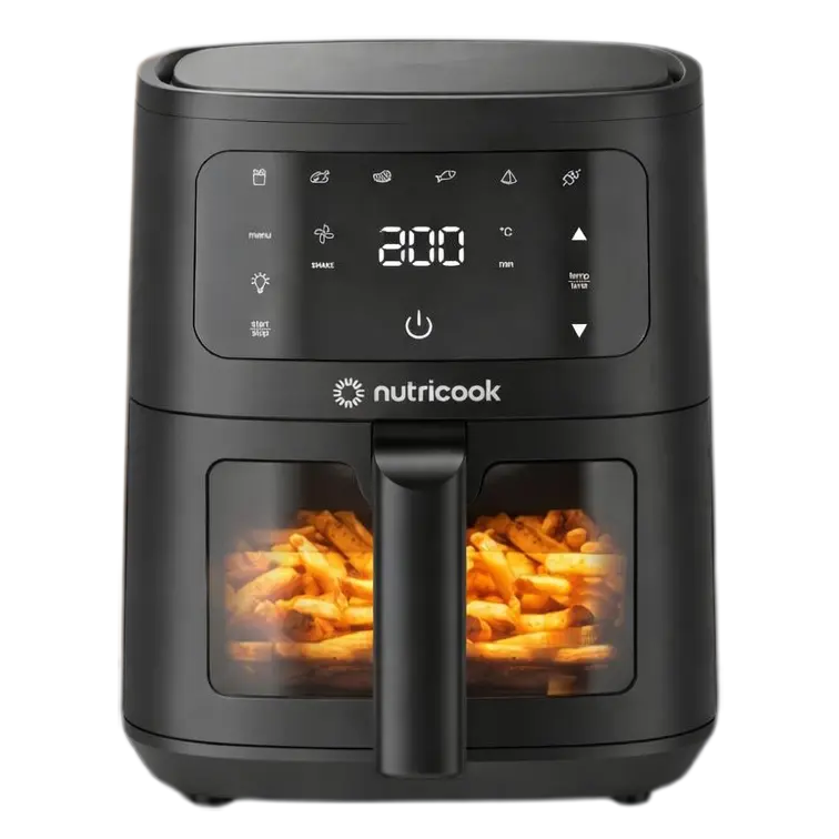 Nutricook Essential 4.5-litre air fryer with digital controls and cooking window