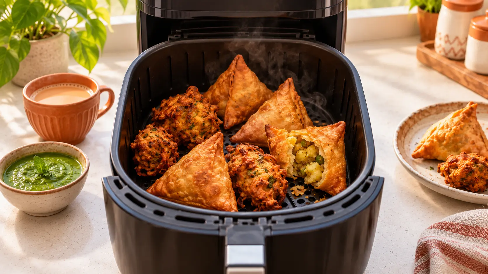 How to Reheat Samosas and Pakoras in an Air Fryer